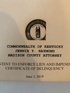 Madison County Attorney Richmond Kentucky